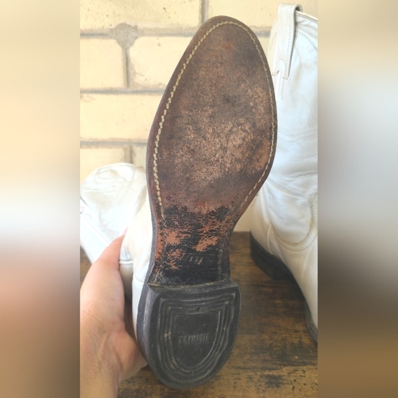 Vintage White/Silver Boulet Boots - Picture 9 of 10